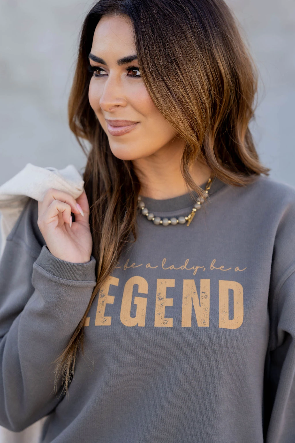 Be A Legend Ribbed Graphic Crewneck 5 Be A Legend Ribbed Graphic Crewneck - Image 5