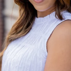 Detailed Smocked Top Tank 24 Detailed Smocked Top Tank -Women's Clothing Store untitled 7604