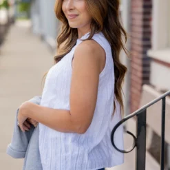 Detailed Smocked Top Tank 25 Detailed Smocked Top Tank -Women's Clothing Store untitled 7606