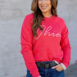 Thin Cursive Ohio Graphic Crewneck 14 Thin Cursive Ohio Graphic Crewneck -Women's Clothing Store untitled 7607 b5b9a764 4c0f 4586 832b de49d7220bdf