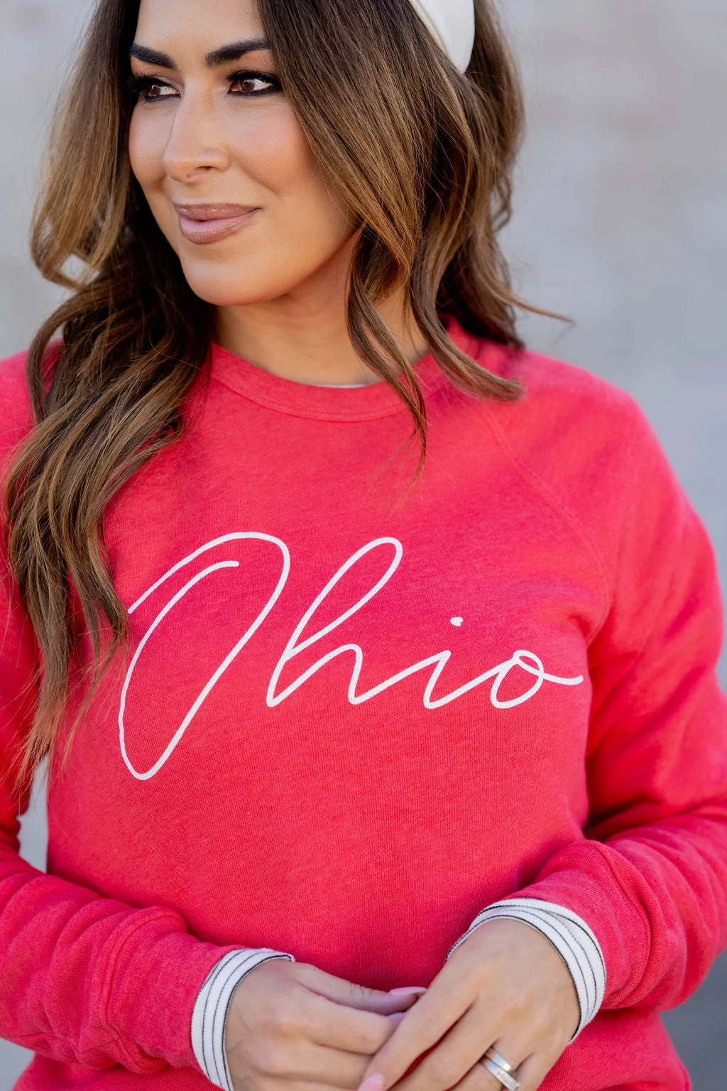 Thin Cursive Ohio Graphic Crewneck 5 Thin Cursive Ohio Graphic Crewneck - Image 5