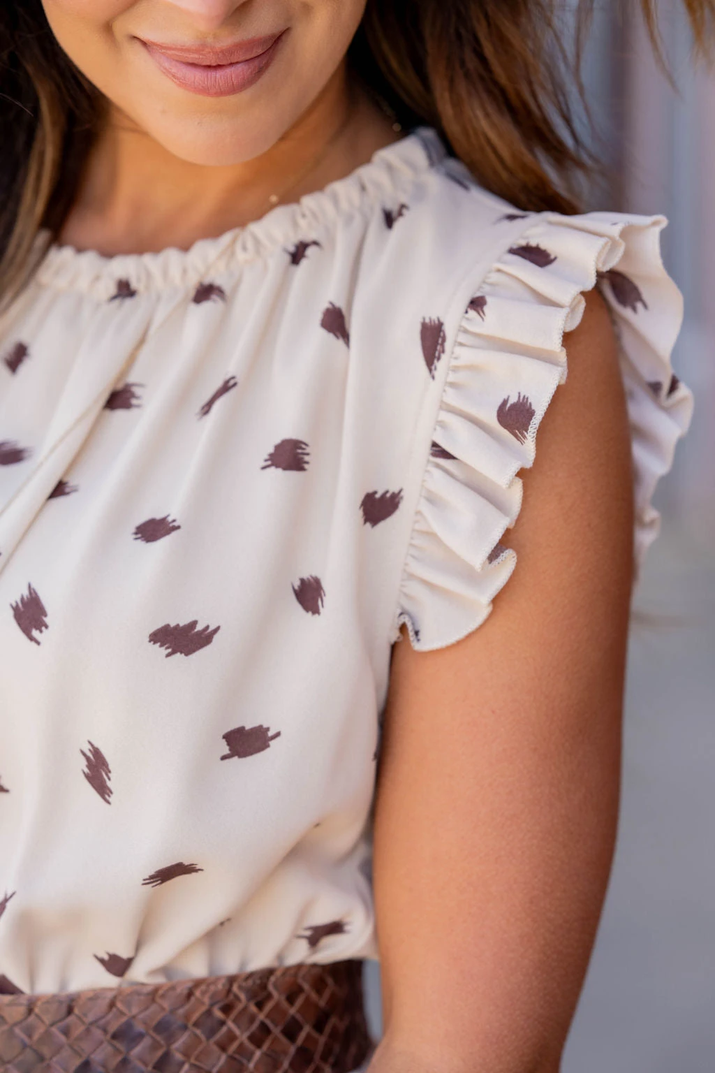 Sketched Cinched Neck Midi Dress 5 Sketched Cinched Neck Midi Dress - Image 5