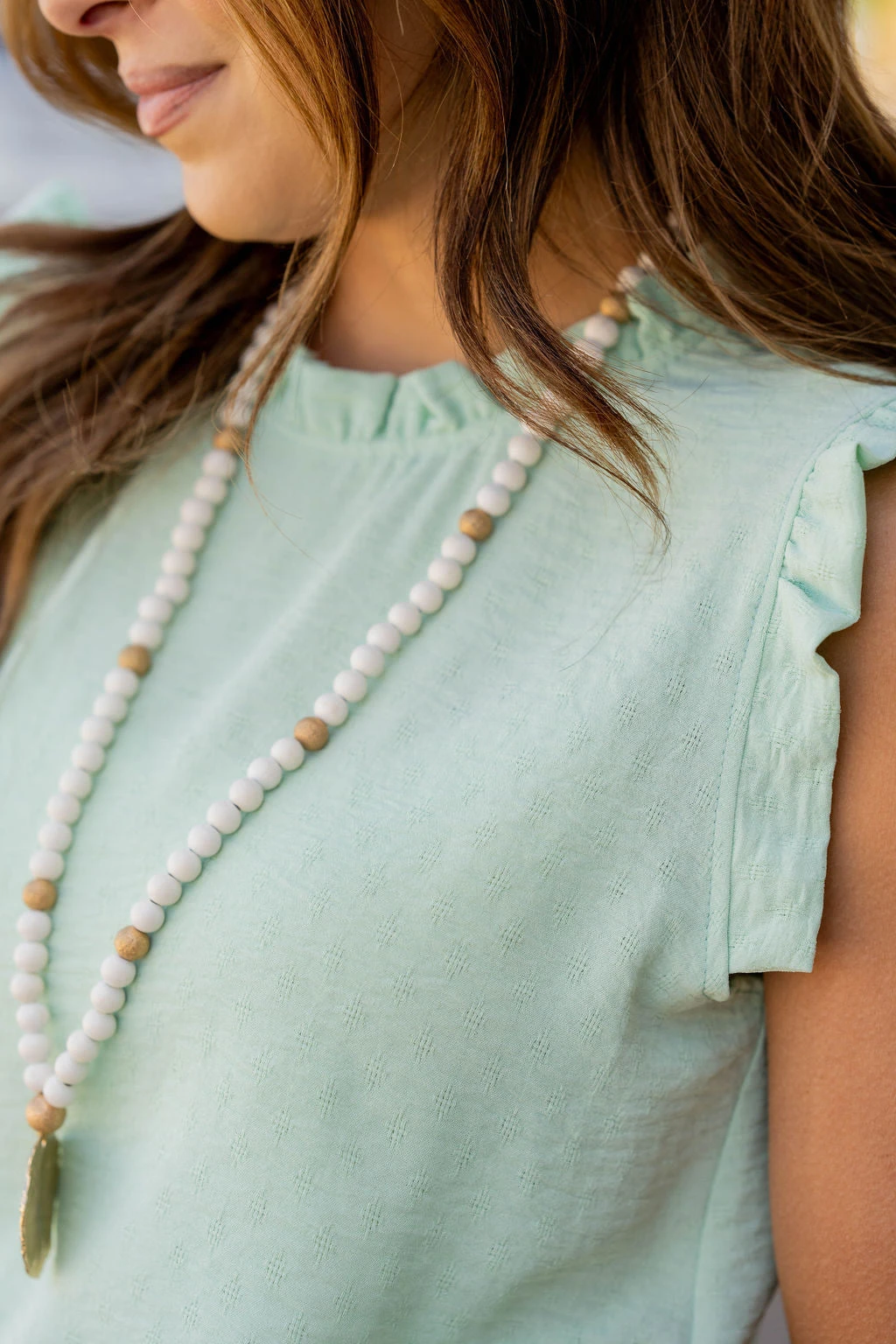 Stitched Dots Cinched Trim Tank 16 Stitched Dots Cinched Trim Tank - Image 16