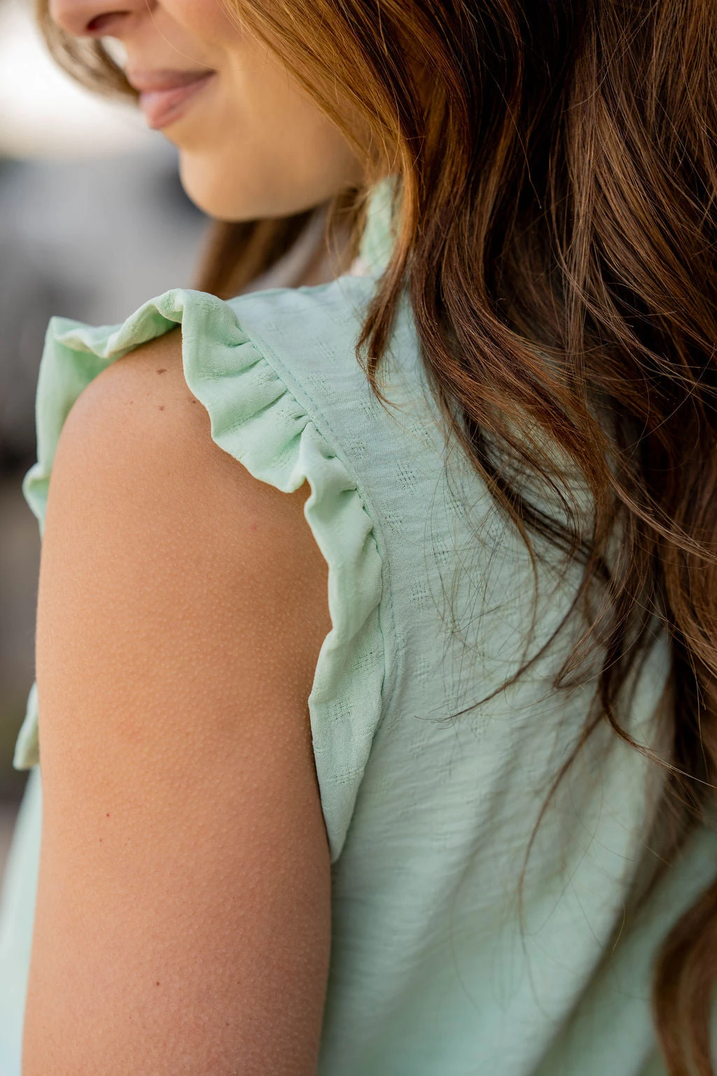 Stitched Dots Cinched Trim Tank 17 Stitched Dots Cinched Trim Tank - Image 17