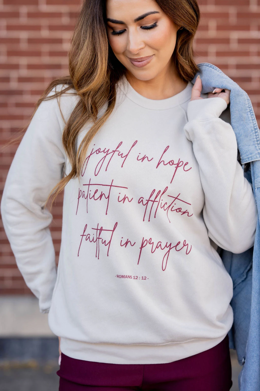 Faithful In Prayer Graphic Crewneck 5 Faithful In Prayer Graphic Crewneck - Image 5