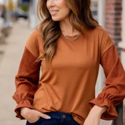 Braided Statement Sleeve Solid Body Blouse -Women's Clothing Store untitled 7736 1c5035bf 951e 47a0 9ed0 8d66858db56a