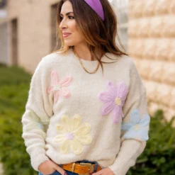 April Showers Sweater -Women's Clothing Store untitled 7780