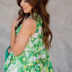 Blooms Cinched Neck Tiered Tank 10 Blooms Cinched Neck Tiered Tank -Women's Clothing Store untitled 7857 b8b78b90 ef3f 42d1 a40a 271e40b4862c