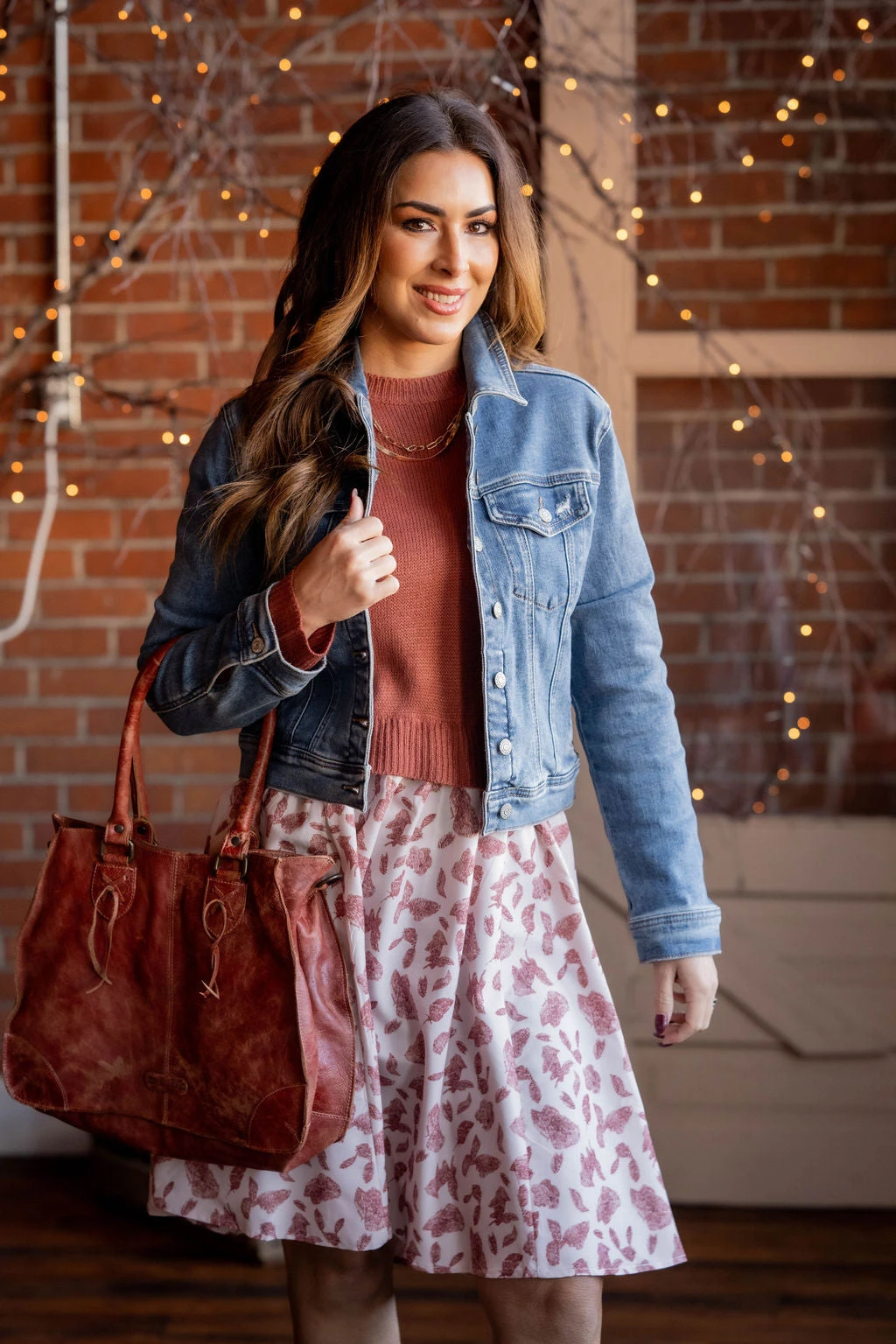 Vintage Printed Faux Layered Dress 18 Vintage Printed Faux Layered Dress - Image 18