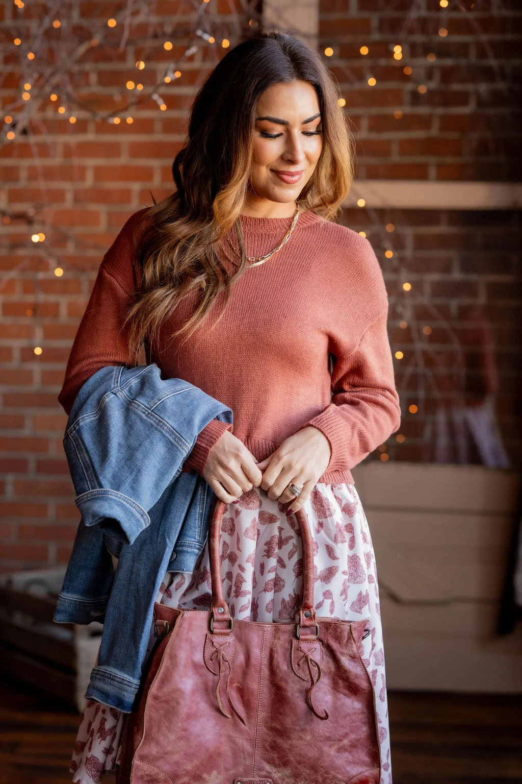 Vintage Printed Faux Layered Dress 20 Vintage Printed Faux Layered Dress - Image 20