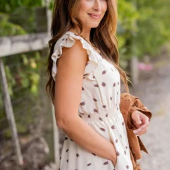 Sketched Ruffle Trim Midi Dress 14 Sketched Ruffle Trim Midi Dress -Women's Clothing Store untitled 8007 cf03558f 294d 4a79 ae0f eeb80453e850