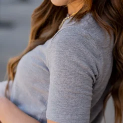 Half Sleeve Slub Tee -Women's Clothing Store untitled 8024 86083585 3ab5 4cdb 8b78 892c9480ed69