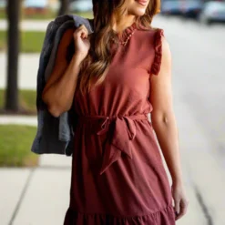 Flawless Ruffle Trim Tie Dress 28 Flawless Ruffle Trim Tie Dress -Women's Clothing Store untitled 8028 9eb433d9 ffc7 4a38 a55b f9def4fe30d9