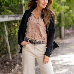 Polka Dottie Dual Flutter Tie Blouse 17 Polka Dottie Dual Flutter Tie Blouse -Women's Clothing Store untitled 8104 ada884ae 15d2 4df7 8e98 096a68282b7a