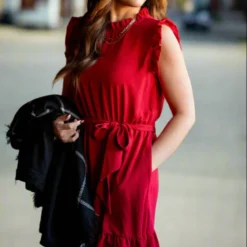 Flawless Ruffle Trim Tie Dress 21 Flawless Ruffle Trim Tie Dress -Women's Clothing Store untitled 8108 b6e256f1 7653 4266 84ed c7400df67730