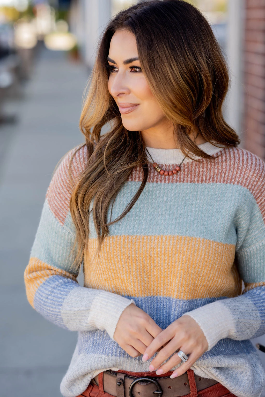 Pure Fate Striped Sweater 2 Pure Fate Striped Sweater - Image 2