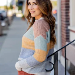 Pure Fate Striped Sweater 22 Pure Fate Striped Sweater -Women's Clothing Store untitled 8192