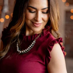 Basic Ruffle Trim Tank Dress -Women's Clothing Store untitled 8224 a95129b7 149a 42ac b662 d80d322ee7bf