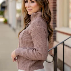 Knit Side Zip Sweatshirt -Women's Clothing Store untitled 8257 7ef5d9b2 a4a4 4efe b46c d96fe2362a49