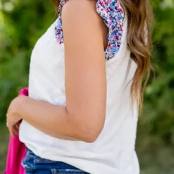 Wildflower Trim Textured Stripes Tank 36 Wildflower Trim Textured Stripes Tank -Women's Clothing Store untitled 8339