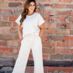 Subtle Checkered Relaxed Sleeve Tee 31 Subtle Checkered Relaxed Sleeve Tee -Women's Clothing Store untitled 8375