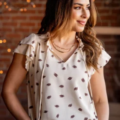 Sketched Dual Flutter Tie Blouse 13 Sketched Dual Flutter Tie Blouse -Women's Clothing Store untitled 8391 23dafa86 d816 400f 9d53 77f007cfd41a