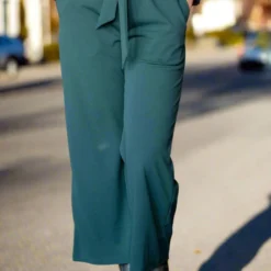 Chic Tie Waist Flare Pants -Women's Clothing Store untitled 8472