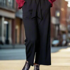 Chic Tie Waist Flare Pants -Women's Clothing Store untitled 8492 149a556e f467 4fb7 a7bb 20f1329321ec