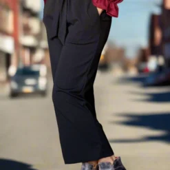 Chic Tie Waist Flare Pants -Women's Clothing Store untitled 8497 f725386f 3eb4 4037 a61c ffbc5d867a83