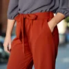 Chic Tie Waist Flare Pants