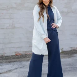 Subtle Ribbed Relaxed Bottom Pants 38 Subtle Ribbed Relaxed Bottom Pants -Women's Clothing Store untitled 8664