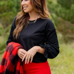 Braided Statement Sleeve Solid Body Blouse -Women's Clothing Store untitled 8688 972ad86b ecbe 486d a046 89881205a6e9