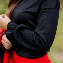 Braided Statement Sleeve Solid Body Blouse -Women's Clothing Store untitled 8692 137c81c8 0a94 45f3 acf3 94bd68a7bcbd