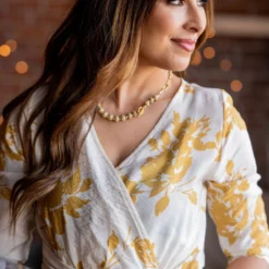 Stunning Blossoms Tie Waist Dress -Women's Clothing Store untitled 8737