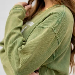 All American Rodeo Waffled Graphic Crewneck 22 All American Rodeo Waffled Graphic Crewneck -Women's Clothing Store untitled 8919