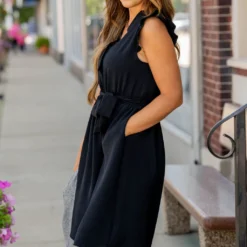 Ruffled Wrap Top Tie Waist Dress -Women's Clothing Store untitled 9098 08e1421f d10b 4540 8ba5 201f832e20d7