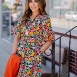 Vibrant Blooms Triple Ruffle Sleeve Dress 22 Vibrant Blooms Triple Ruffle Sleeve Dress -Women's Clothing Store untitled 9101 8b775e11 2a47 465a aaa0 98f684ae8276