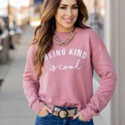 Being Kind Is Cool Graphic Crewneck