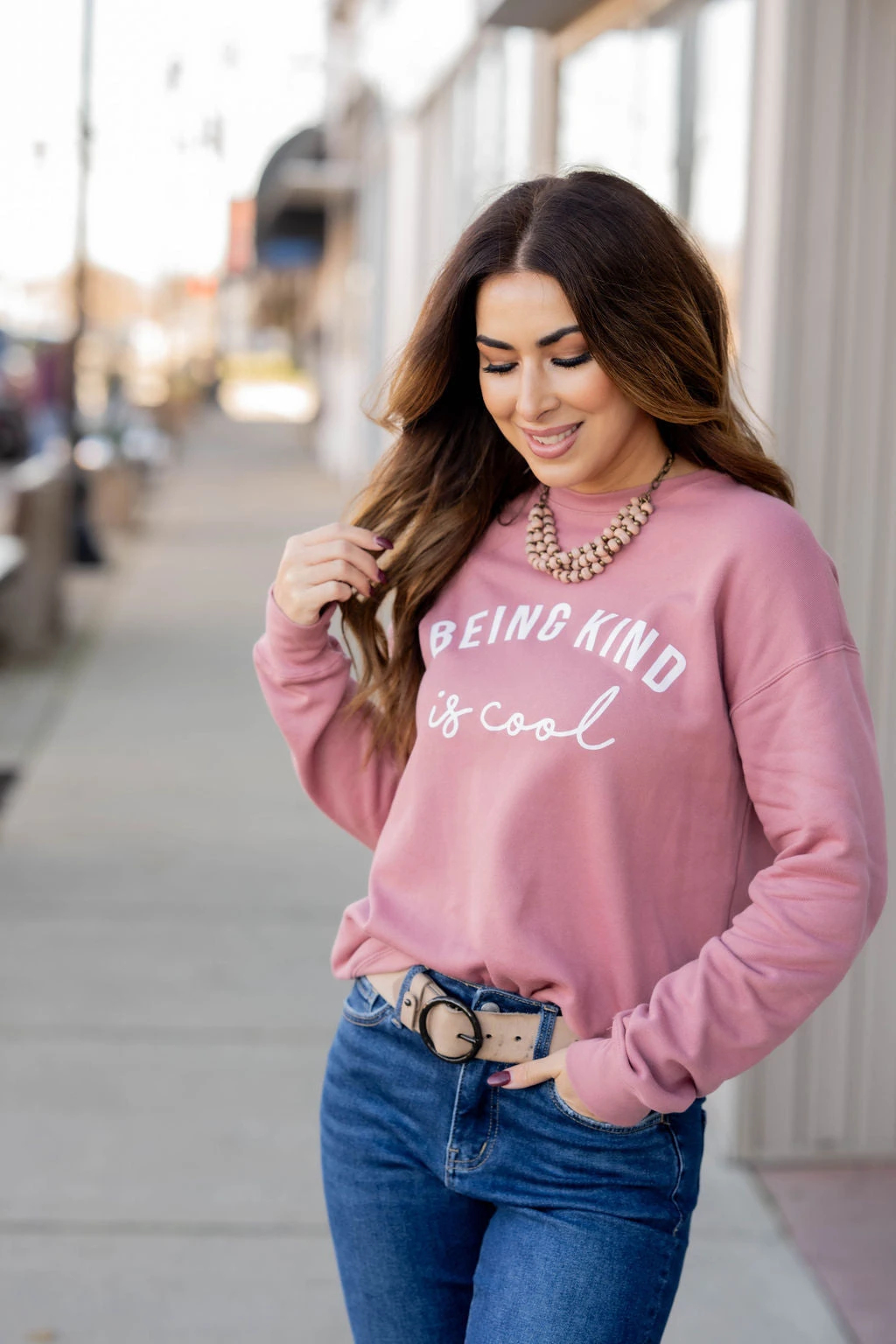 Being Kind Is Cool Graphic Crewneck 3 Being Kind Is Cool Graphic Crewneck - Image 3