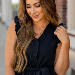 Ruffled Wrap Top Tie Waist Dress -Women's Clothing Store untitled 9108 13629e95 d816 4eb1 b0ae 701124f3b921