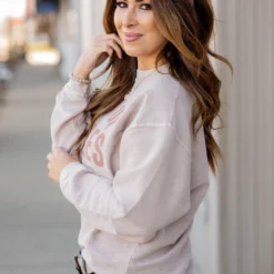 Hold Your Horses Ribbed Graphic Crewneck 11 Hold Your Horses Ribbed Graphic Crewneck -Women's Clothing Store untitled 9138