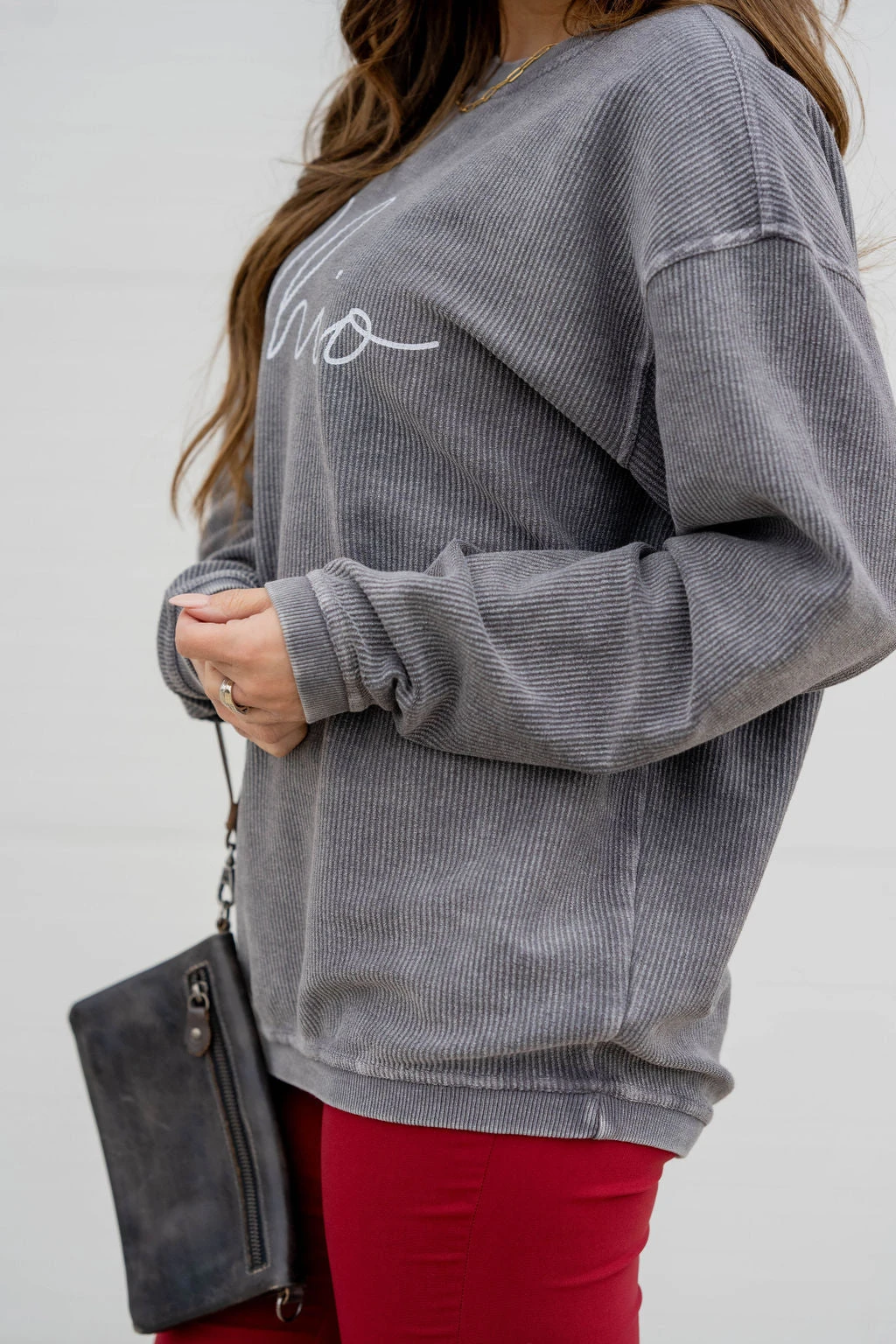 Ohio Ribbed Graphic Crewneck 5 Ohio Ribbed Graphic Crewneck - Image 5