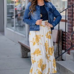 Blossoms Ruffle Bottom Midi Skirt 22 Blossoms Ruffle Bottom Midi Skirt -Women's Clothing Store untitled 9171 89e89b76 a2a2 4c4c 819d 42df5aeeb1e7