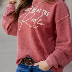 Meet Me At The Rodeo Ribbed Graphic Crewneck -Women's Clothing Store untitled 9180 4daa80c2 bf33 4954 9412 eb0bbea2328e