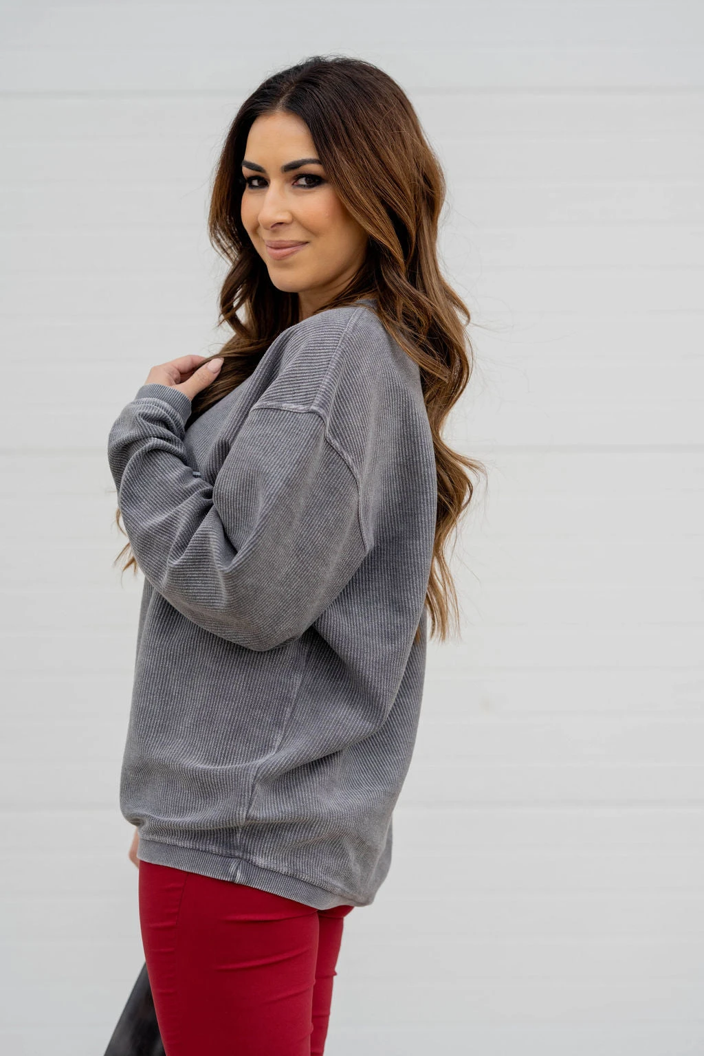 Ohio Ribbed Graphic Crewneck 6 Ohio Ribbed Graphic Crewneck - Image 6