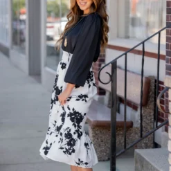 Blossoms Ruffle Bottom Midi Skirt 25 Blossoms Ruffle Bottom Midi Skirt -Women's Clothing Store untitled 9202 cd9095d4 abc4 4368 8779 7ea0df714118