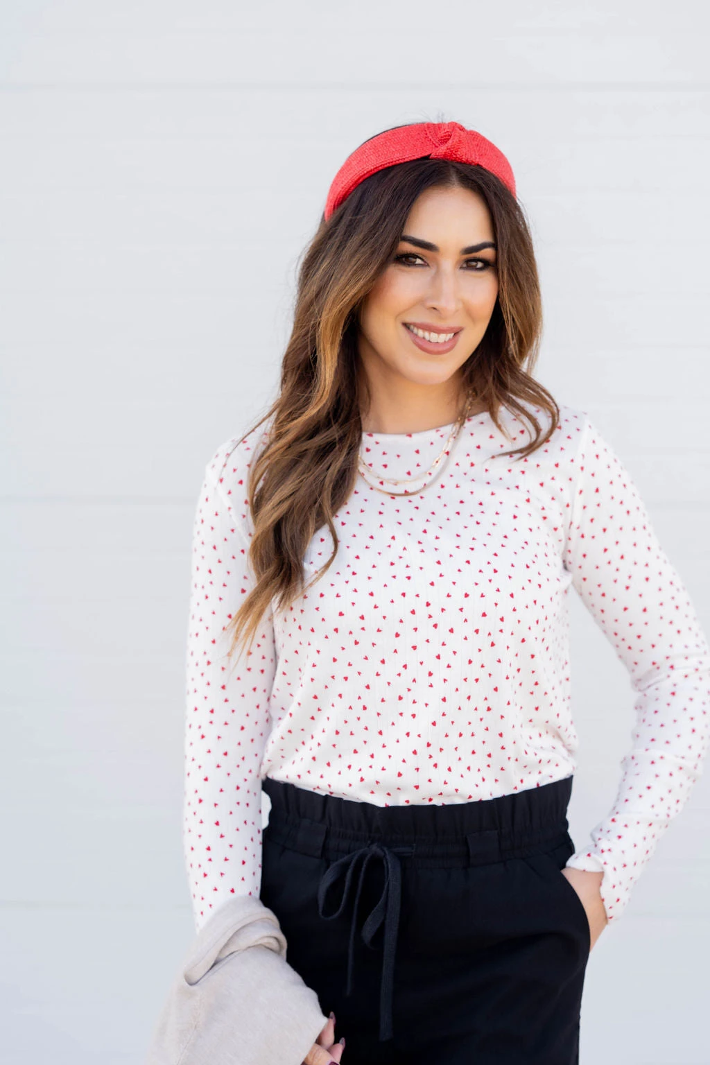 Sweetheart Ribbed Long Sleeve Tee 3 Sweetheart Ribbed Long Sleeve Tee - Image 3