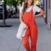 Everyday Two Pocket Tank Jumpsuit