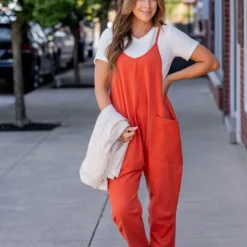 Everyday Two Pocket Tank Jumpsuit
