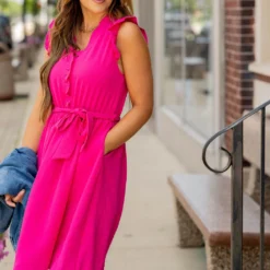 Ruffled Wrap Top Tie Waist Dress -Women's Clothing Store untitled 9414 453408aa fa84 49fe 8a8d 5c9fd0a23dca